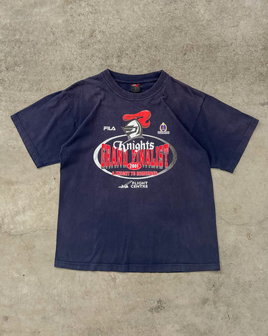 Vintage 2001 Newcastle Knights Grand Finalist NRL T-Shirt - M