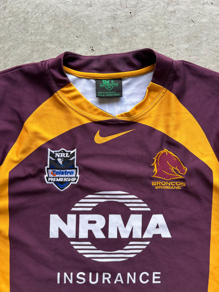 2011 Brisbane Broncos Home NRL Jersey - L