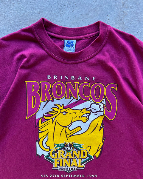 Vintage 1998 Brisbane Broncos Grand Final T-Shirt - L