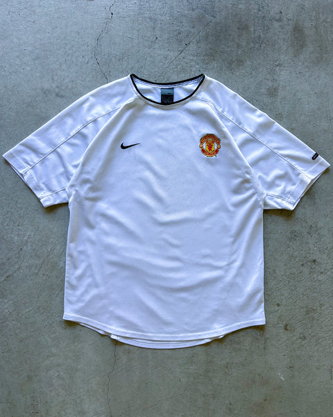 Vintage 2002/03 Manchester United Nike Training Football Shirt - M