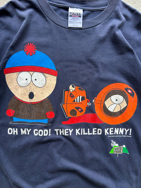 Vintage 1998 South Park Oh My God! They Killed Kenny! T-Shirt - XL