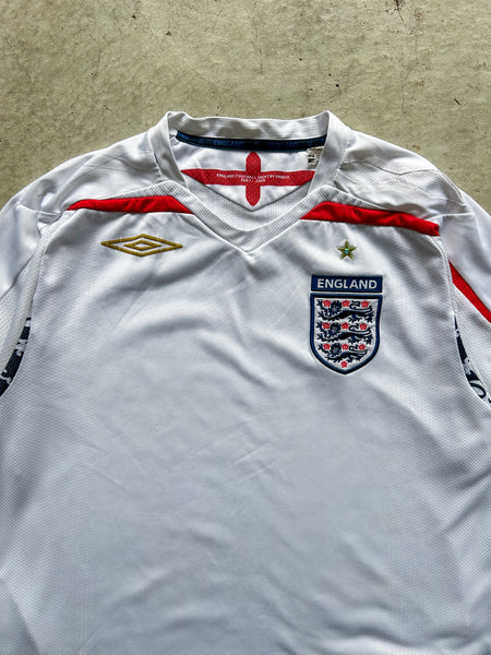 2007/09 England Umbro Home Football Shirt - L