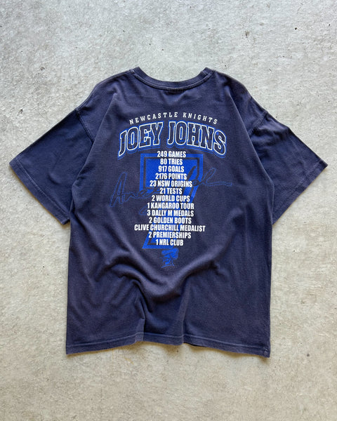 2007 Newcastle Knights ‘Our Finest Knight’ Andrew Johns T-Shirt - M
