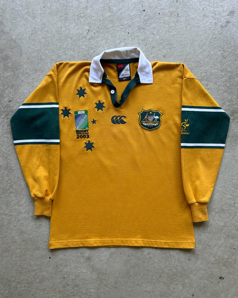 Vintage 2003 Australia Wallabies Rugby World Cup Jersey - S