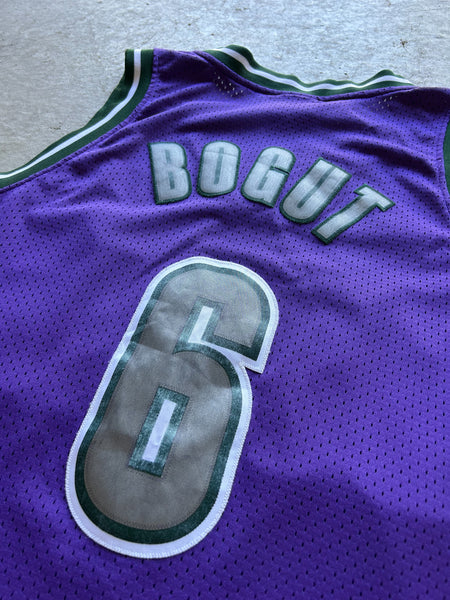 Vintage Milwaukee Bucks Andrew Bogut Reebok NBA Jersey - L