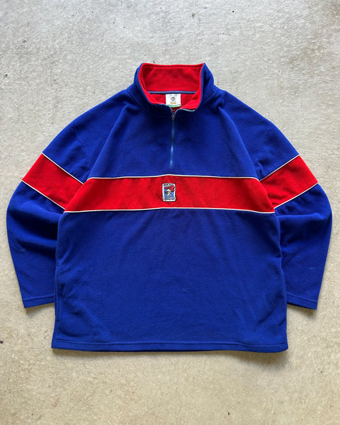 Vintage 2000s Newcastle Knights NRL Fleece 1/4 Zip - XXL