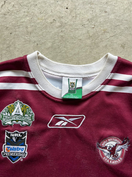 2008 Manly Sea Eagles NRL Home Jersey - XL