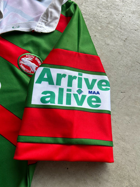 Vintage 2002 South Sydney Rabbitohs Home NRL Jersey - L