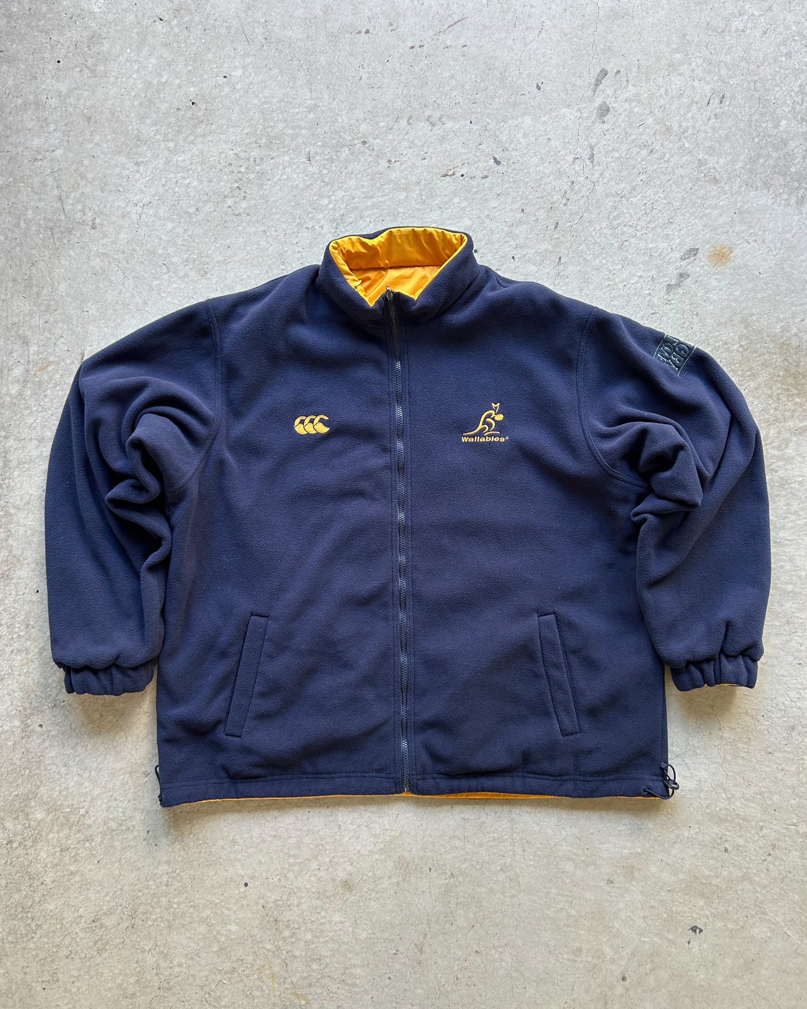 Vintage Australia Wallabies Canterbury Rugby Reversible Jacket - XXL