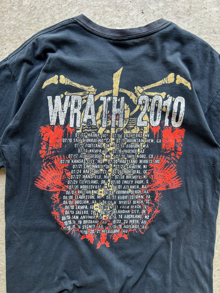 2010 Lamb of God Wrath Tour T-Shirt - L