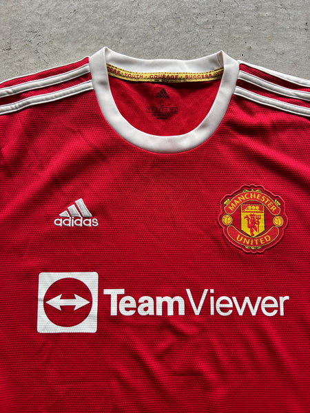 2020/21 Manchester United Adidas Home Football Shirt - L