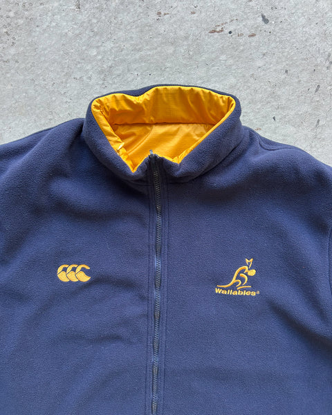 Vintage Australia Wallabies Canterbury Rugby Reversible Jacket - XXL