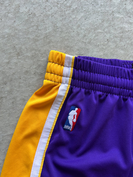 2010/11 LA Lakers Adidas NBA Basketball Shorts - M