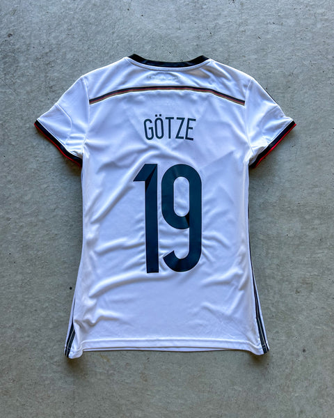 2014 Germany Adidas Home Women’s Football Shirt #19 Götze - M