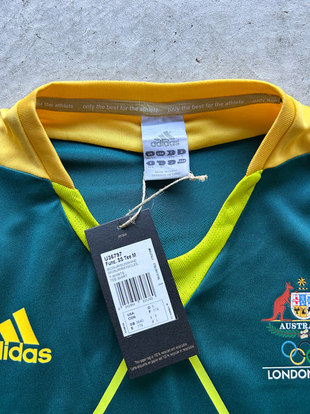 2012 Australian Olympic Team Athlete-Issue Training Shirt - M