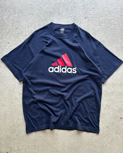 Vintage Adidas Navy T-Shirt - XL
