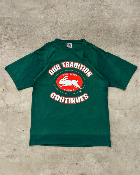 Vintage South Sydney Rabbitohs Our Tradition Continues NRL T-Shirt - XL
