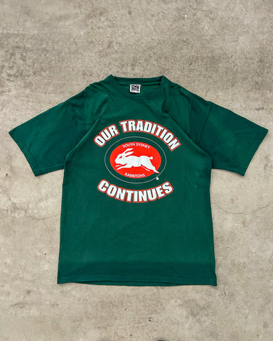 Vintage South Sydney Rabbitohs Our Tradition Continues NRL T-Shirt - XL
