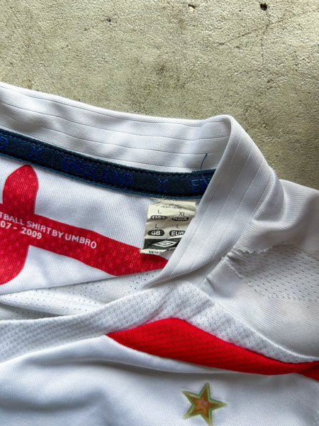 2007/09 England Umbro Home Football Shirt - L