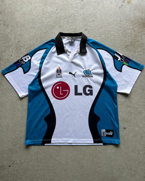 Vintage 2005 Cronulla Sharks Away NRL Jersey - XXL