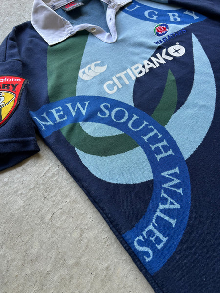 Vintage New South Wales Waratahs Temex Super Rugby Jersey - M