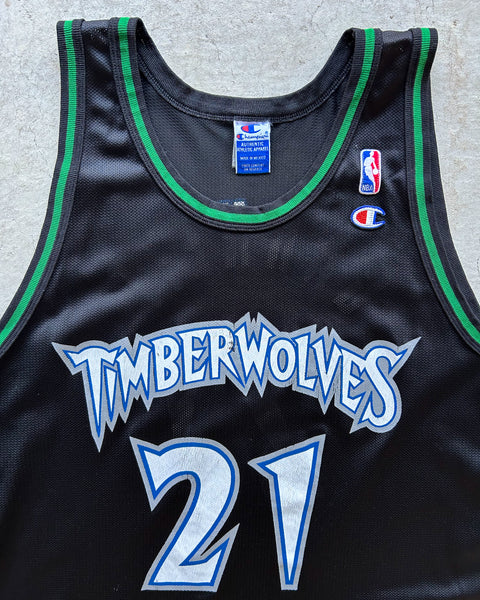 Vintage Minnesota Timberwolves Garnett NBA Basketball Jersey - XXL