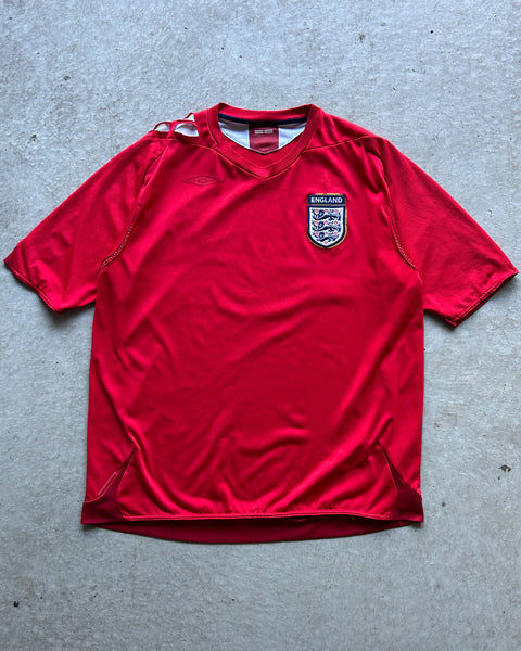 Vintage 2006/08 England Umbro Away Football Shirt - L
