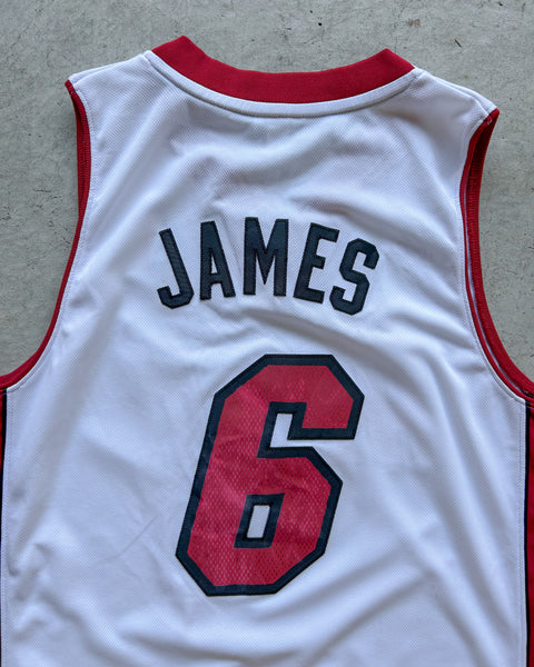 2013 Miami Heat James NBA Basketball Jersey - M
