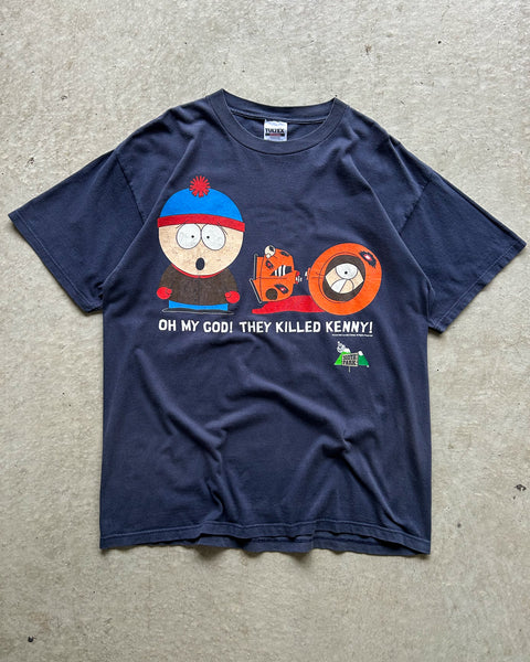 Vintage 1998 South Park Oh My God! They Killed Kenny! T-Shirt - XL