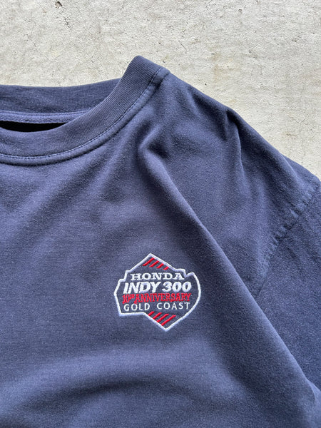 Vintage 2000 Honda Indy 300 10th Anniversary Gold Coast T-Shirt - L