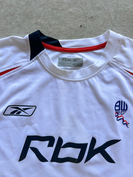 Vintage 2007/08 Bolton Wanderers Reebok Home Football Shirt - XL