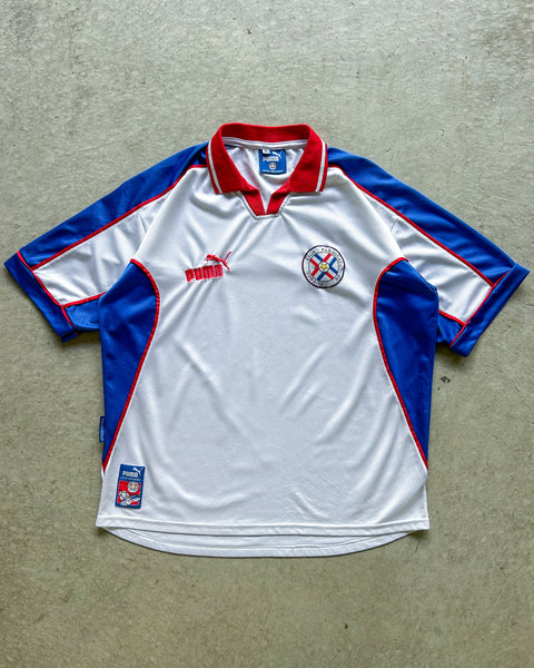 Vintage 1999 Paraguay Puma Away Football Shirt - XL