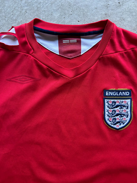Vintage 2006/08 England Umbro Away Football Shirt - L