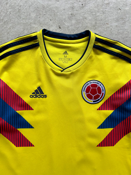 2018 Colombia Adidas Home Football Shirt - M