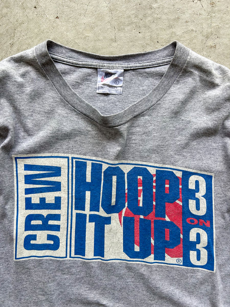 Vintage Hoop It Up Crew Basketbell T-Shirt - L Oversized