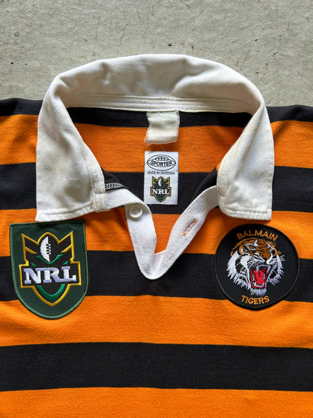 Vintage 1998 Balmain Tigers NRL Supporter Jersey - L