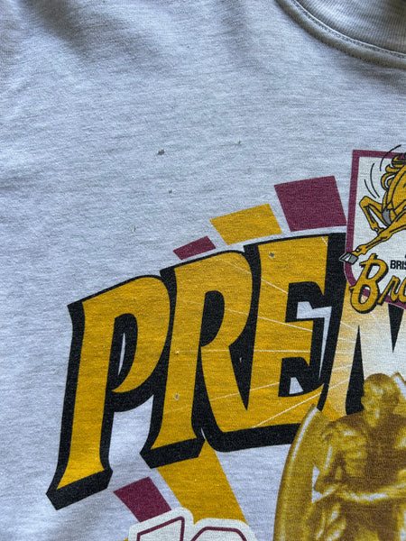 Vintage 1998 Brisbane Broncos Premiers NRL T-Shirt - M