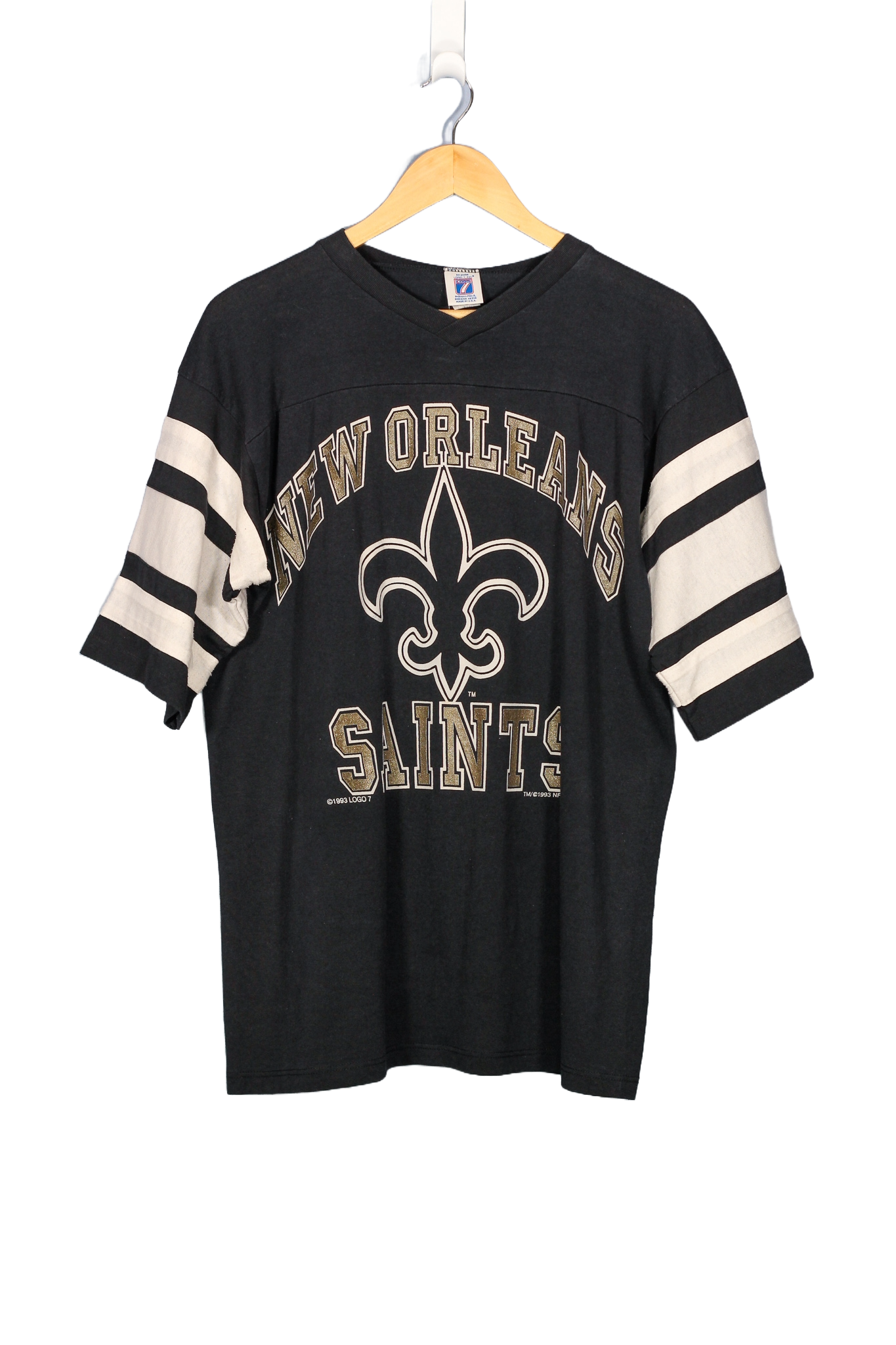 Vintage 1993 New Orleans Saints NFL Jersey T-Shirt - L