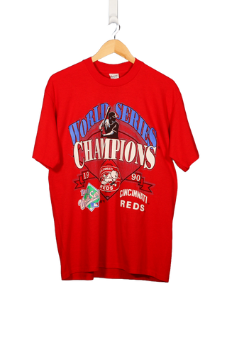 Vintage 1990 Cincinnati Reds World Series Champions MLB T-Shirt - L