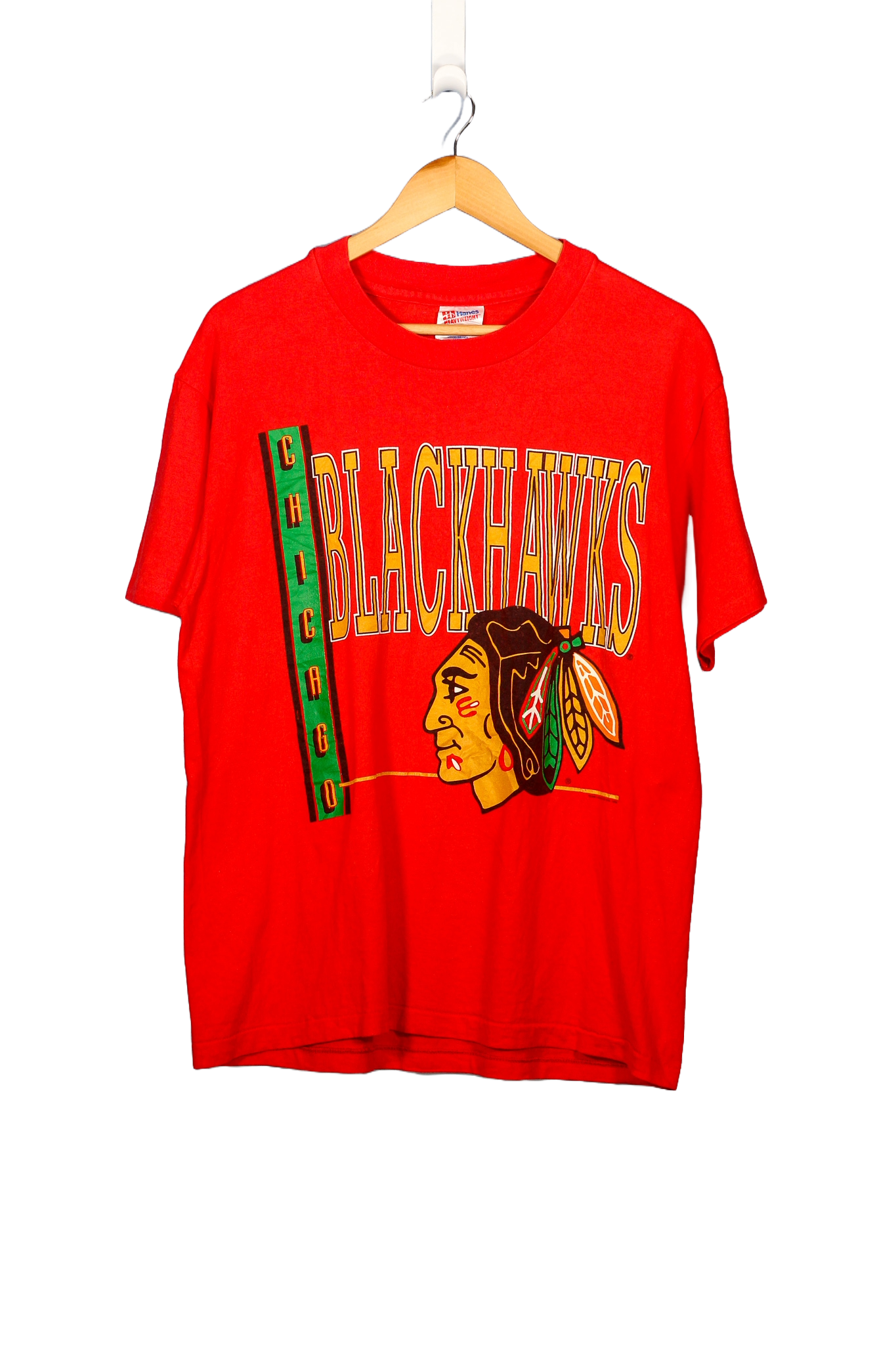 Vintage 1992 Chicago Blackhawks NHL T-Shirt - M
