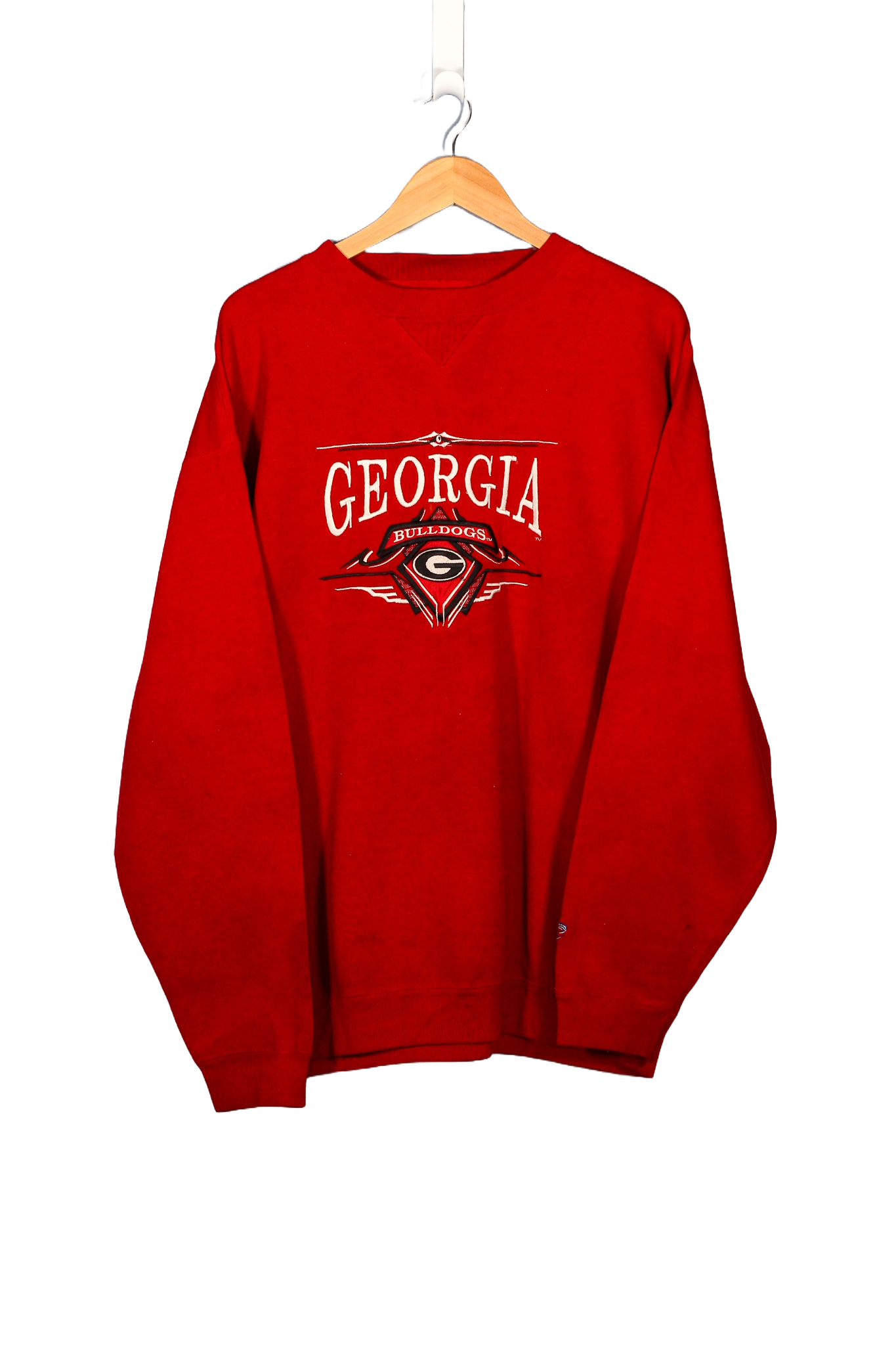 Vintage Georgia Bulldogs Embroidered College Crewneck - XL