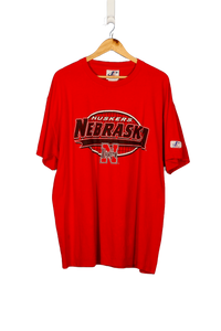 Vintage Nebraska Huskers College T-Shirt - XXL