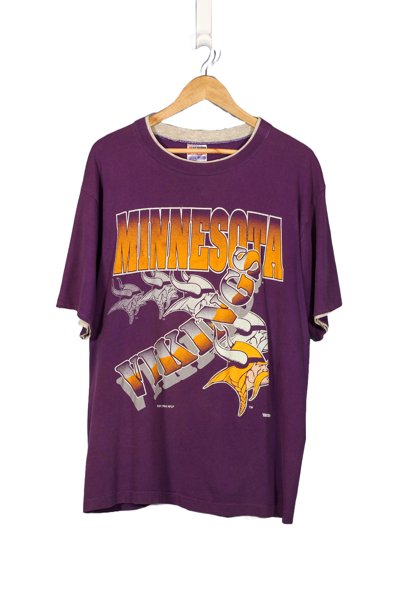 Vintage 1994 Minnesota Vikings NFL T-Shirt - XL