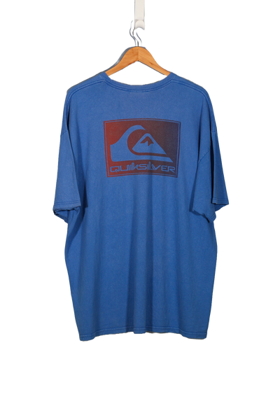Vintage Quiksilver Blue Surf T-Shirt - XXL