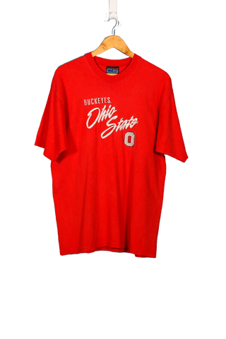 Vintage Ohio State Buckeyes Embroidered College T-Shirt - L