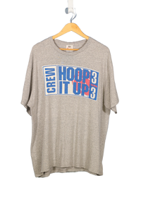 Vintage Hoop It Up Crew Basketbell T-Shirt - L Oversized