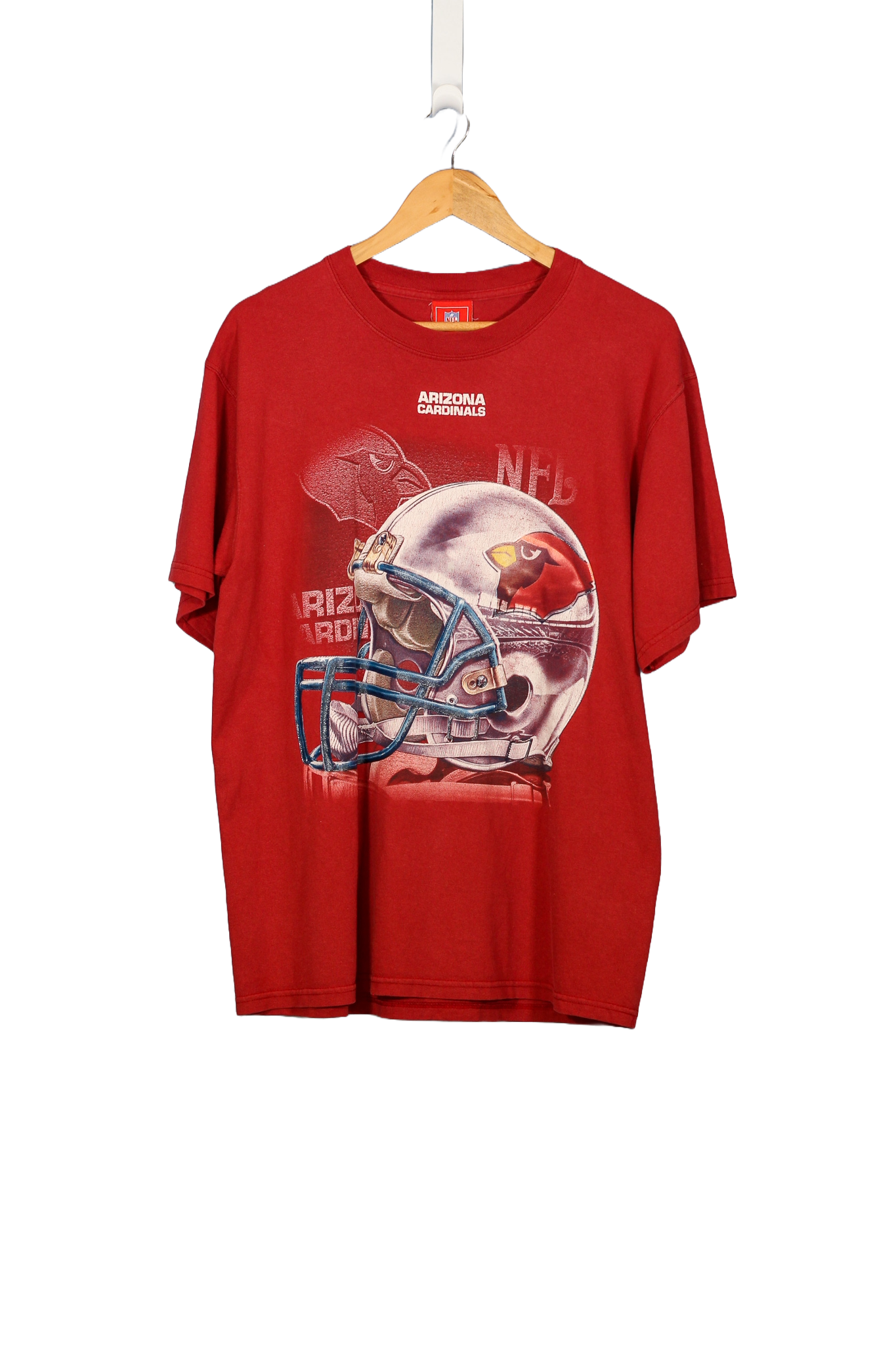 Vintage Arizona Cardinals Helmet NFL T-Shirt - L