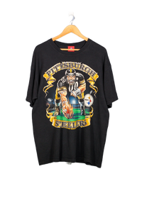 Vintage Pittsburgh Steelers Character NFL T-Shirt - XL
