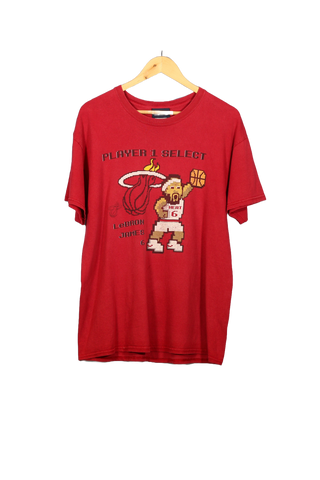 Miami Heat Lebron James NBA T-Shirt - L
