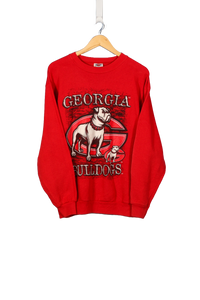 Vintage Georgia Bulldogs College Crewneck - M
